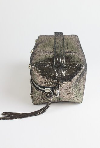 Jerome Dreyfuss Lucky Case Goatskin Champagne