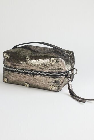 Jerome Dreyfuss Lucky Case Goatskin Champagne