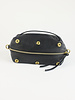 Jerome Dreyfuss Lucky Case Goatskin Lame Noir Grain