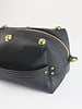 Jerome Dreyfuss Lucky Case Goatskin Lame Noir Grain