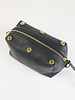 Jerome Dreyfuss Lucky Case Goatskin Lame Noir Grain