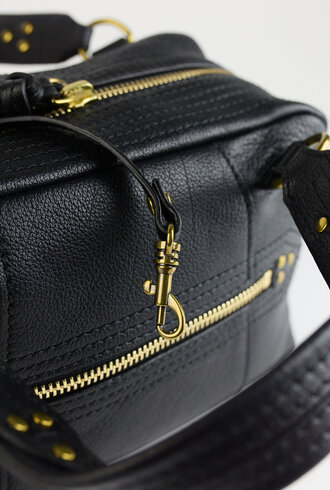 Jerome Dreyfuss Lucky Bowling Mini Buffalo Noir Brass