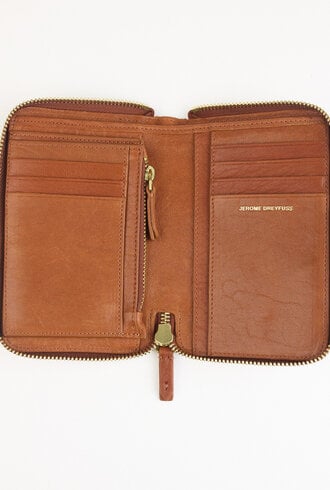 Jerome Dreyfuss Julien Lambskin Cognac