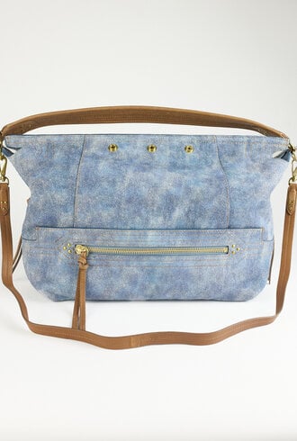 Jerome Dreyfuss  Lucky Hobo Large Split Suede WSH Jean's