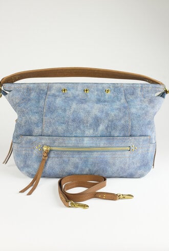 Jerome Dreyfuss  Lucky Hobo Large Split Suede WSH Jean's