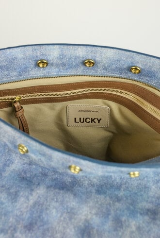 Jerome Dreyfuss  Lucky Hobo Large Split Suede WSH Jean's