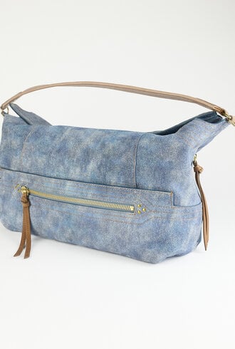 Jerome Dreyfuss  Lucky Hobo Large Split Suede WSH Jean's