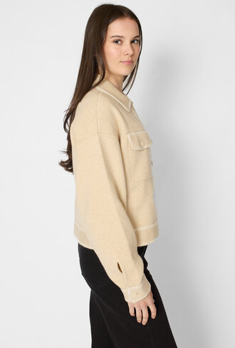 Kujten Area Organic Jacket Beige