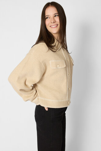 Kujten Area Organic Jacket Beige