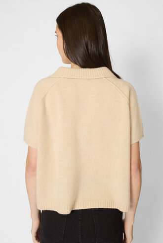 Kujten Aenor Organic Cashmere Sweater Beige