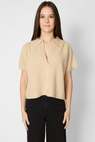 Kujten Aenor Organic Cashmere Sweater Beige