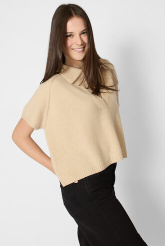 Kujten Aenor Organic Cashmere Sweater Beige