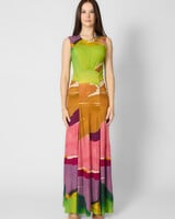 Ulla Johnson Lana Ruched Dress Nature