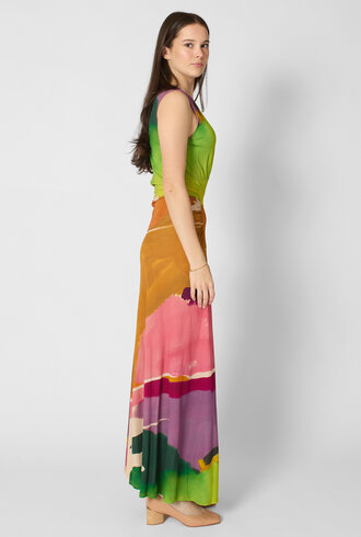 Ulla Johnson Lana Ruched Dress Nature