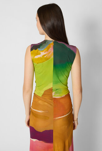 Ulla Johnson Lana Ruched Dress Nature