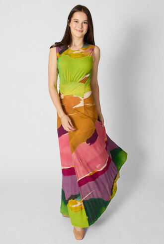 Ulla Johnson Lana Ruched Dress Nature