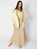 Pomandere Crinkled Viscose Satin Jacket Chalk