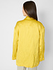 Pomandere Crinkled Viscose Satin Jacket Topaz