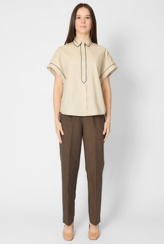 Pomandere Cotton Shirt Vanilla