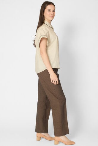 Pomandere Cotton Shirt Vanilla