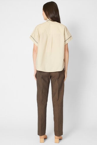 Pomandere Cotton Shirt Vanilla