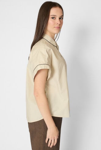 Pomandere Cotton Shirt Vanilla