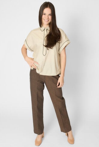 Pomandere Cotton Shirt Vanilla