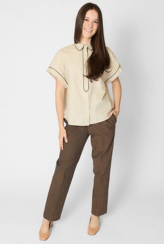 Pomandere Cotton Shirt Vanilla