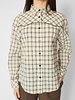 Pomandere Cotton Madras Shirt Butter