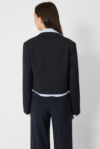 WE-AR4 The Bar Blazer Midnight Stripe