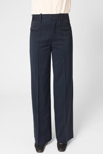 WE-AR4 The Avenue Pant Navy Stripe