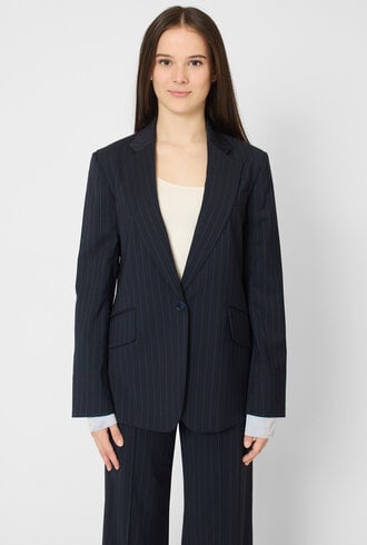 WE-AR4 The Avenue Blazer Navy Stripe