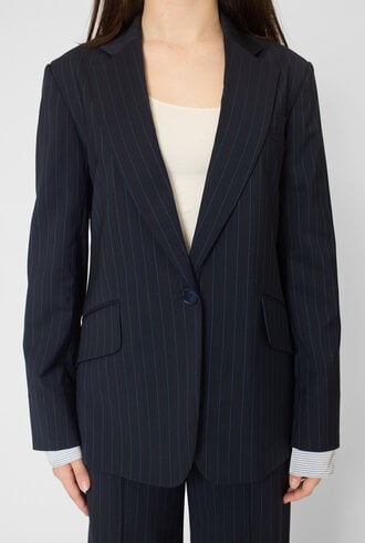 WE-AR4 The Avenue Blazer Navy Stripe