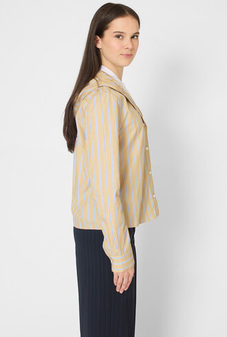 WE-AR4 The Freestyle Shirt Tan Stripe