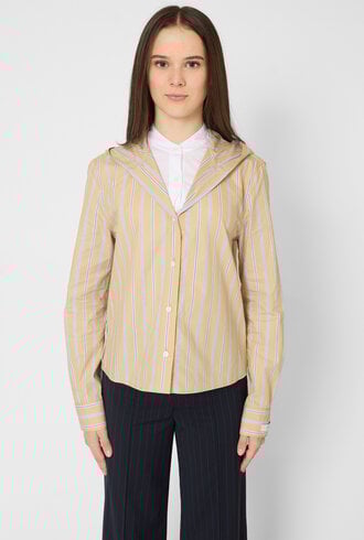 WE-AR4 The Freestyle Shirt Tan Stripe