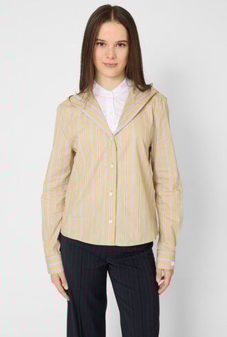 WE-AR4 The Freestyle Shirt Tan Stripe