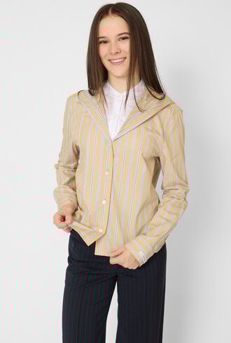 WE-AR4 The Freestyle Shirt Tan Stripe
