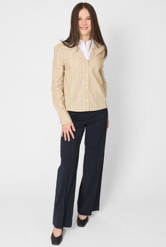 WE-AR4 The Freestyle Shirt Tan Stripe