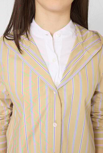 WE-AR4 The Freestyle Shirt Tan Stripe