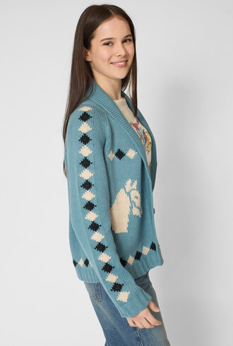 The Great The Stable Lodge Cardigan Black Bell