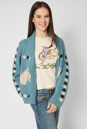 The Great The Stable Lodge Cardigan Black Bell