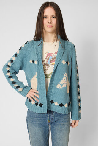 The Great The Stable Lodge Cardigan Black Bell