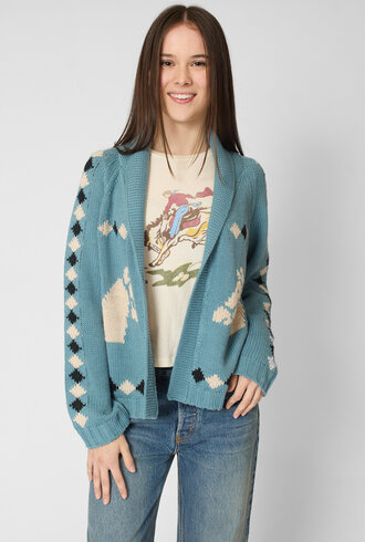 The Great The Stable Lodge Cardigan Black Bell