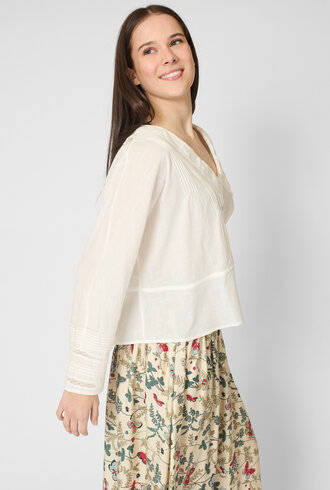 The Great The Harper Top White