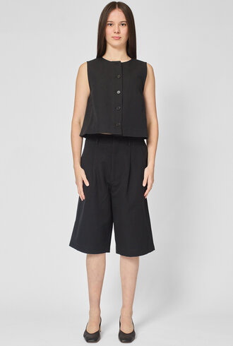 Apiece Apart Godet Tank Black