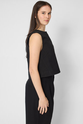 Apiece Apart Godet Tank Black