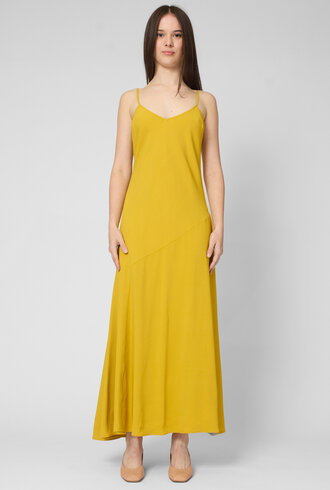 Apiece Apart Kasimira Bias Slip Dress Golden