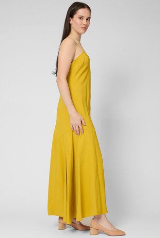 Apiece Apart Kasimira Bias Slip Dress Golden