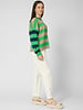 Xirena Lela Sweater Greenfinch Stripe