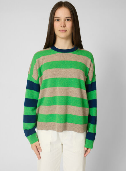 Xirena Lela Sweater Greenfinch Stripe